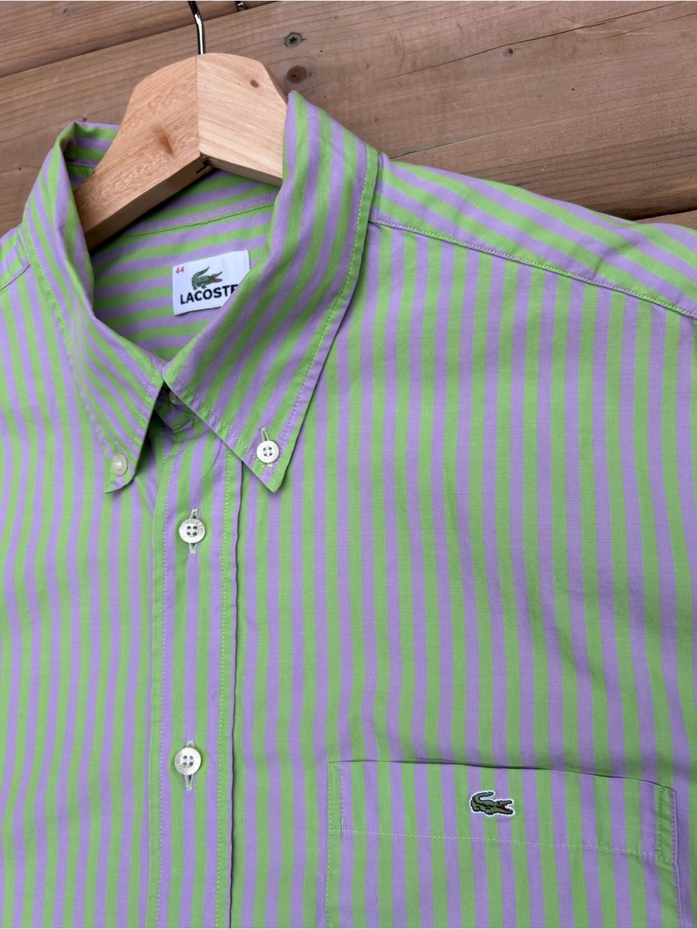 Vintage Lacoste button up shirt size 44